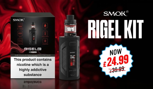 SMOK Rigel Starter Kit Now £24.99 – Was £39.99
